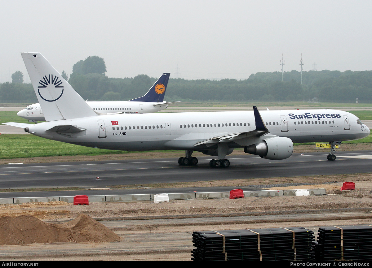 Aircraft Photo of TC-SND | Boeing 757-28A | SunExpress | AirHistory.net #258735