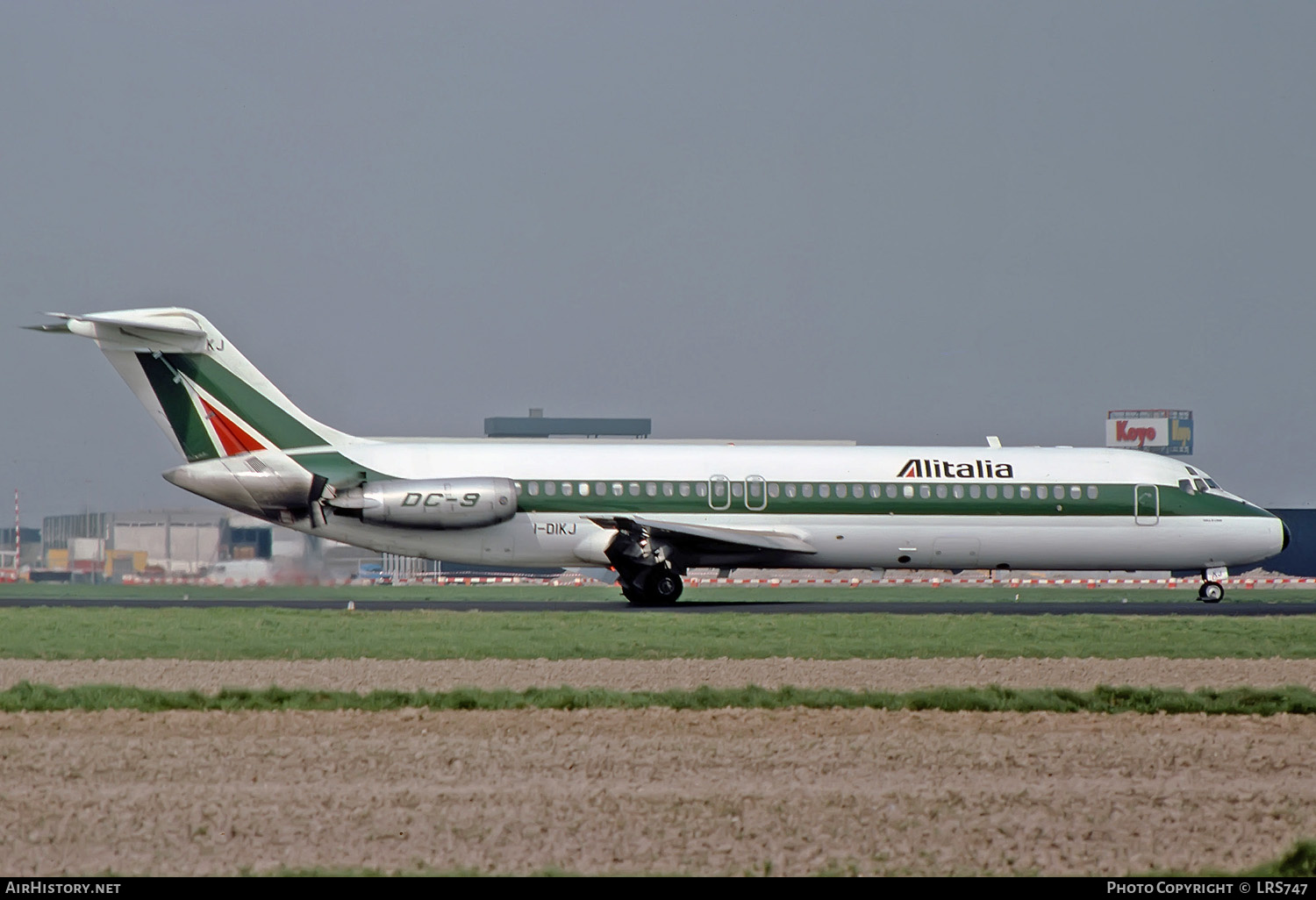 Aircraft Photo of I-DIKJ | McDonnell Douglas DC-9-32 | Alitalia | AirHistory.net #258740