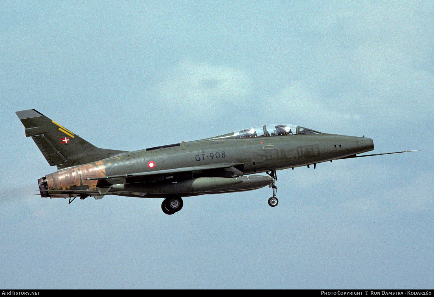 Aircraft Photo of GT-908 | North American TF-100F Super Sabre | Denmark - Air Force | AirHistory.net #258757