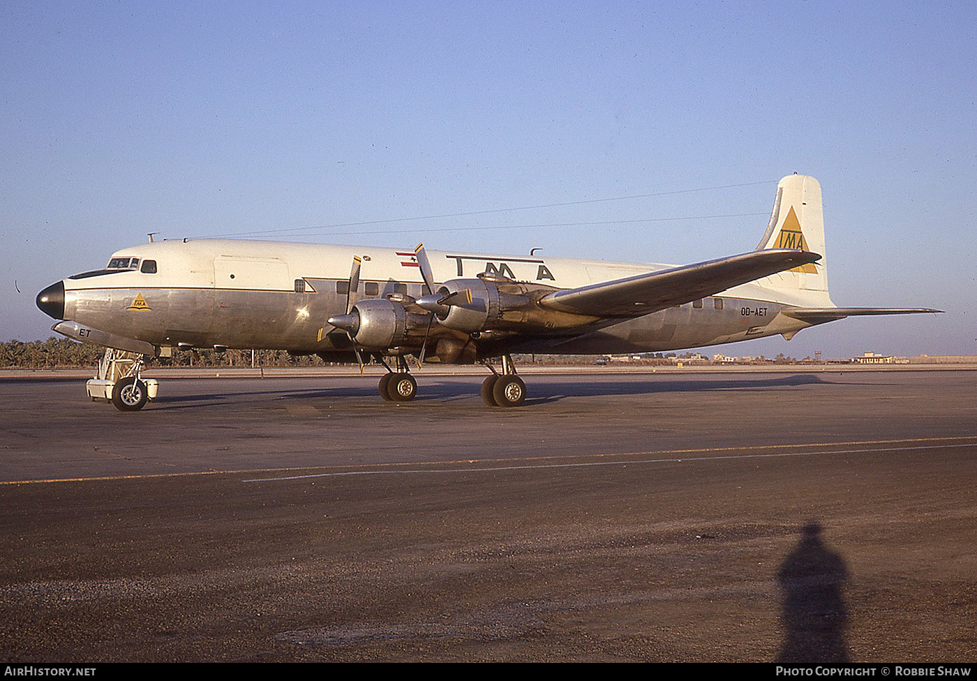 Aircraft Photo of OD-AET | Douglas DC-6B(F) | TMA of Lebanon - Trans Mediterranean Airways | AirHistory.net #258836