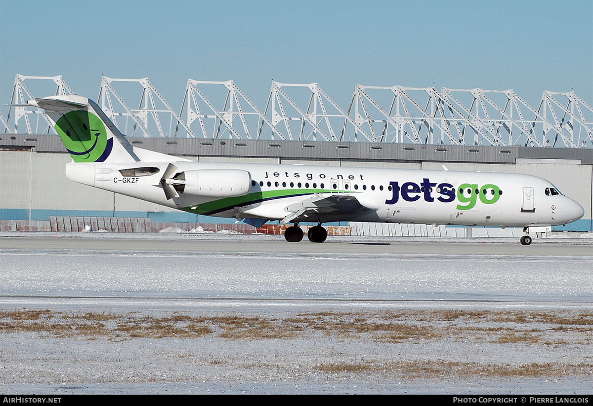 Aircraft Photo of C-GKZF | Fokker 100 (F28-0100) | Jetsgo | AirHistory.net #258851