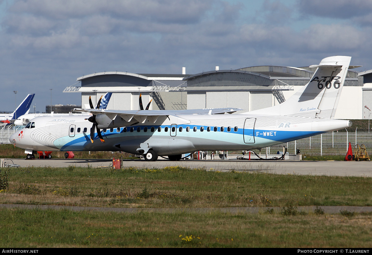Aircraft Photo of F-WWEY | ATR ATR-72-600 (ATR-72-212A) | ATR | AirHistory.net #258855