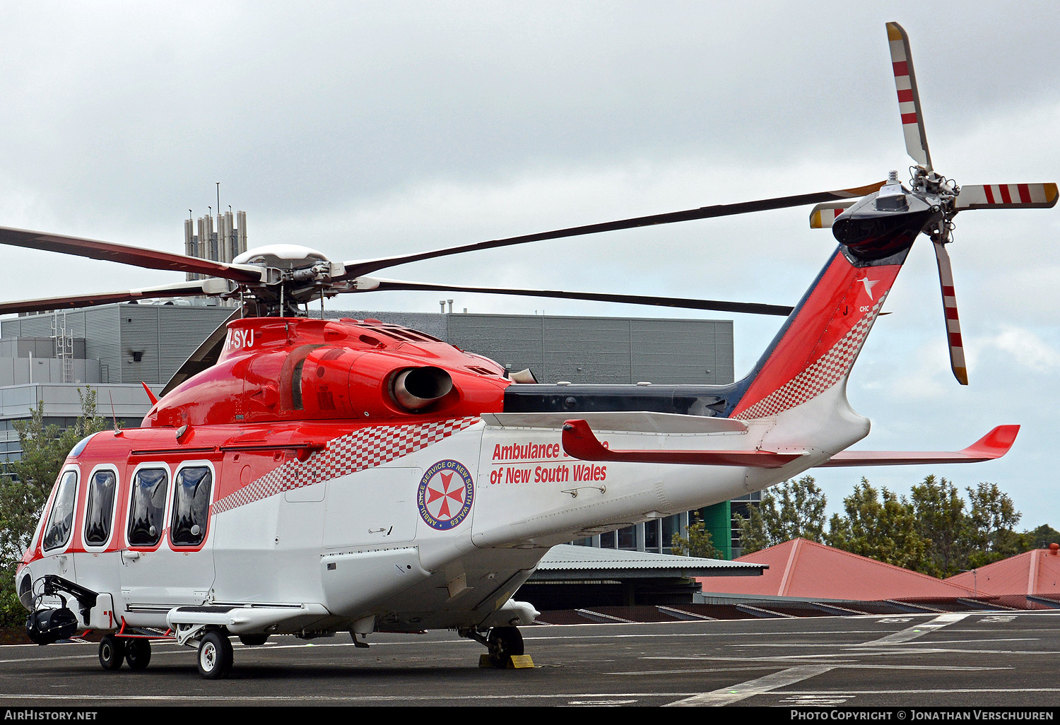 Aircraft Photo of VH-SYJ | AgustaWestland AW-139 | Ambulance Service Of New South Wales | AirHistory.net #258877