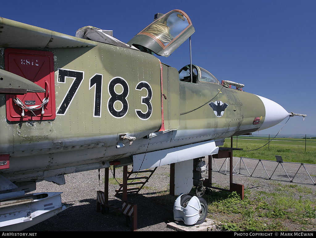 Aircraft Photo of 7183 | Mikoyan-Gurevich MiG-23MF | Czechia - Air Force | AirHistory.net #258891