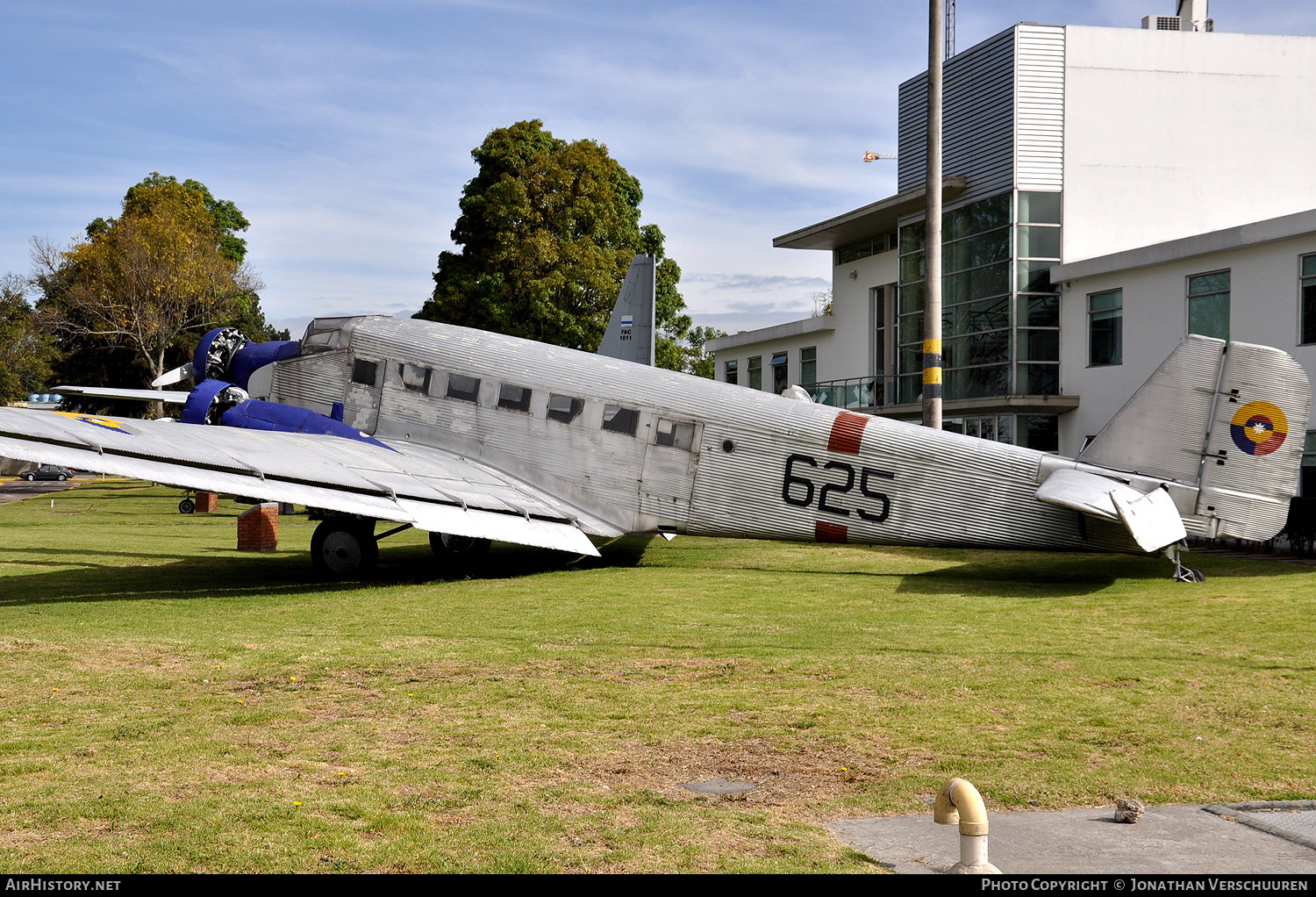 Aircraft Photo of 625 | Junkers Ju 52/3m g4e | Colombia - Air Force | AirHistory.net #258897