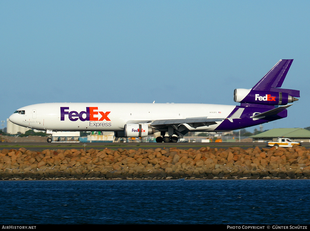 Aircraft Photo of N583FE | McDonnell Douglas MD-11F | FedEx Express | AirHistory.net #258908
