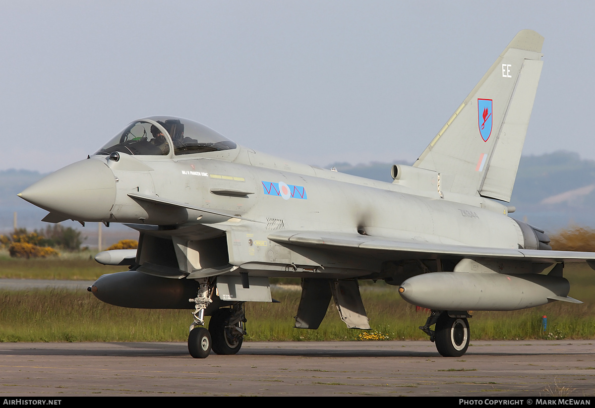 Aircraft Photo of ZK344 | Eurofighter EF-2000 Typhoon FGR4 | UK - Air Force | AirHistory.net #258918