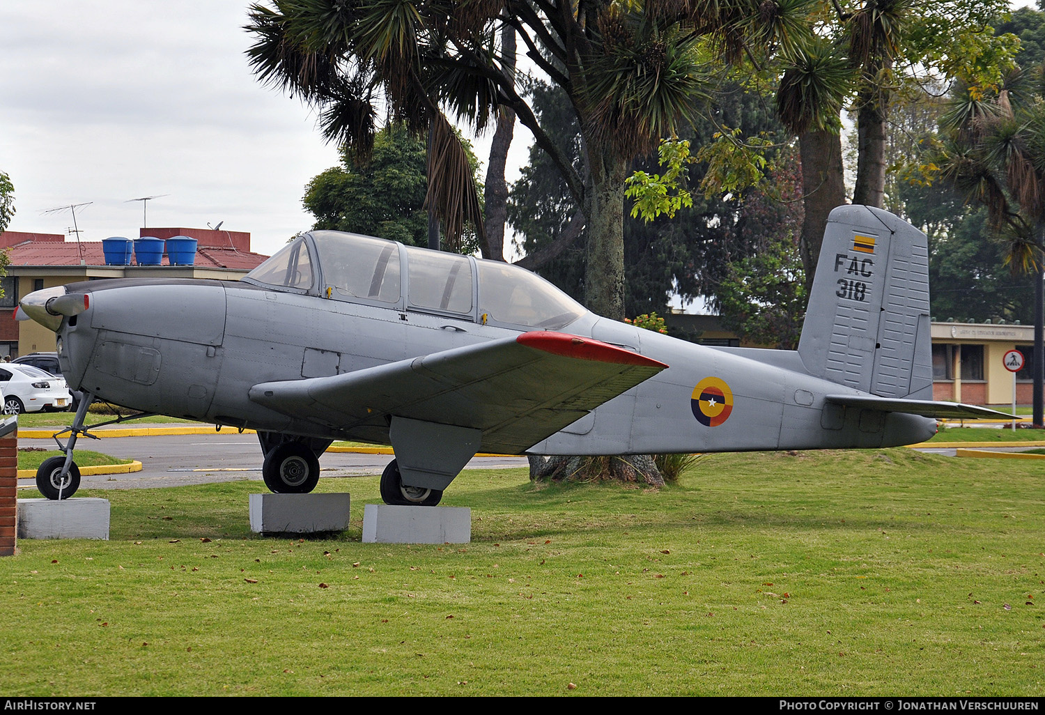 Aircraft Photo of FAC318 | Beech T-34B Mentor (D45) | Colombia - Air Force | AirHistory.net #258920