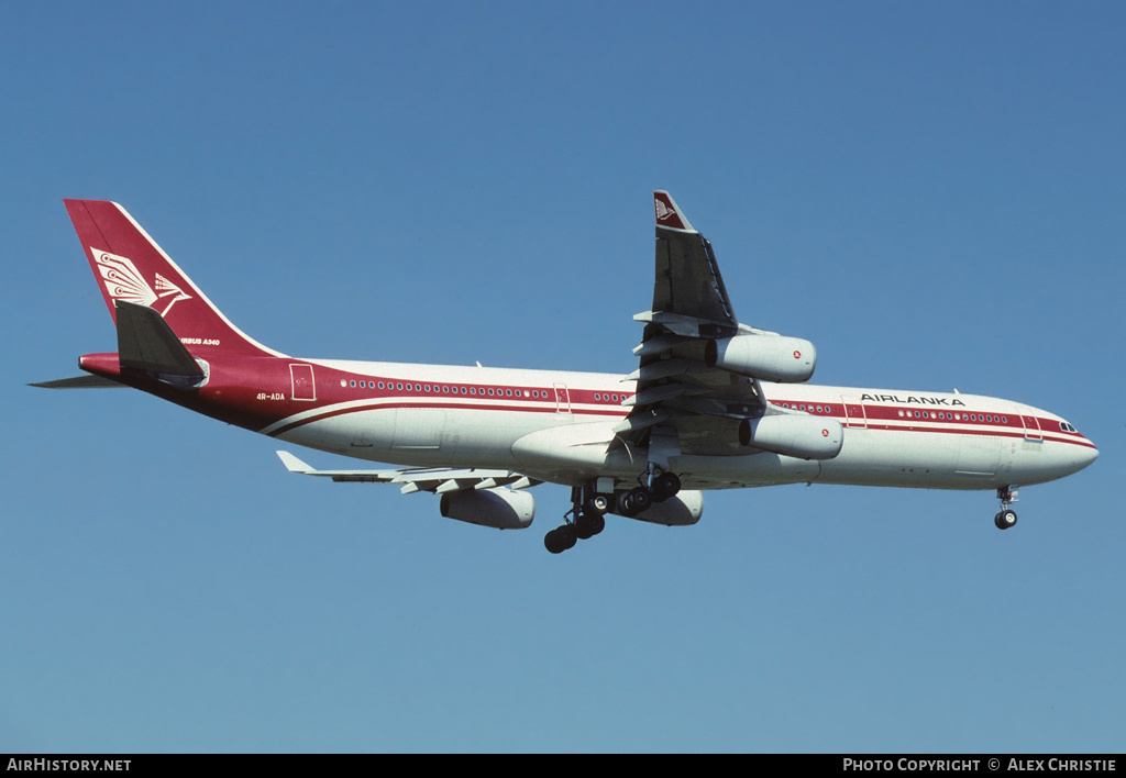 Aircraft Photo of 4R-ADA | Airbus A340-311 | AirLanka | AirHistory.net #258927