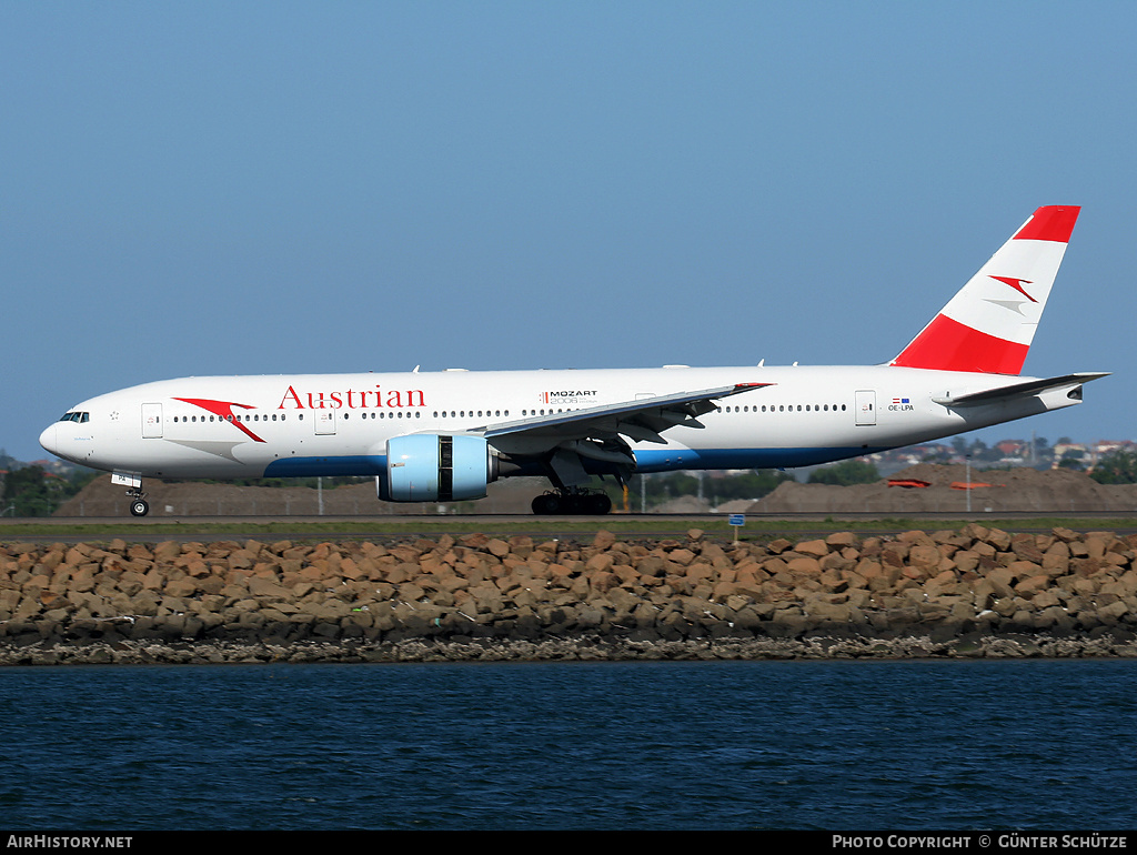 Aircraft Photo of OE-LPA | Boeing 777-2Z9/ER | Austrian Airlines | AirHistory.net #258937