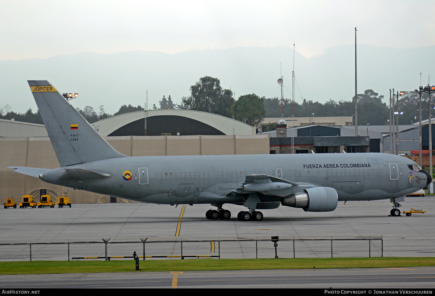 Aircraft Photo of FAC1202 | Boeing KC-767/MMTT Jupiter (767-2J6ER) | Colombia - Air Force | AirHistory.net #258951
