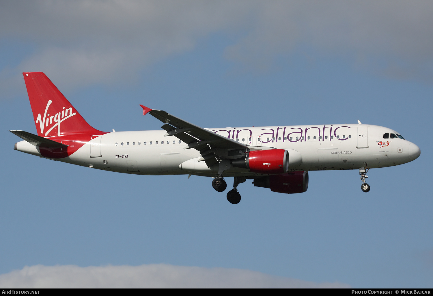 Aircraft Photo of EI-DEI | Airbus A320-214 | Virgin Atlantic Airways | AirHistory.net #258985