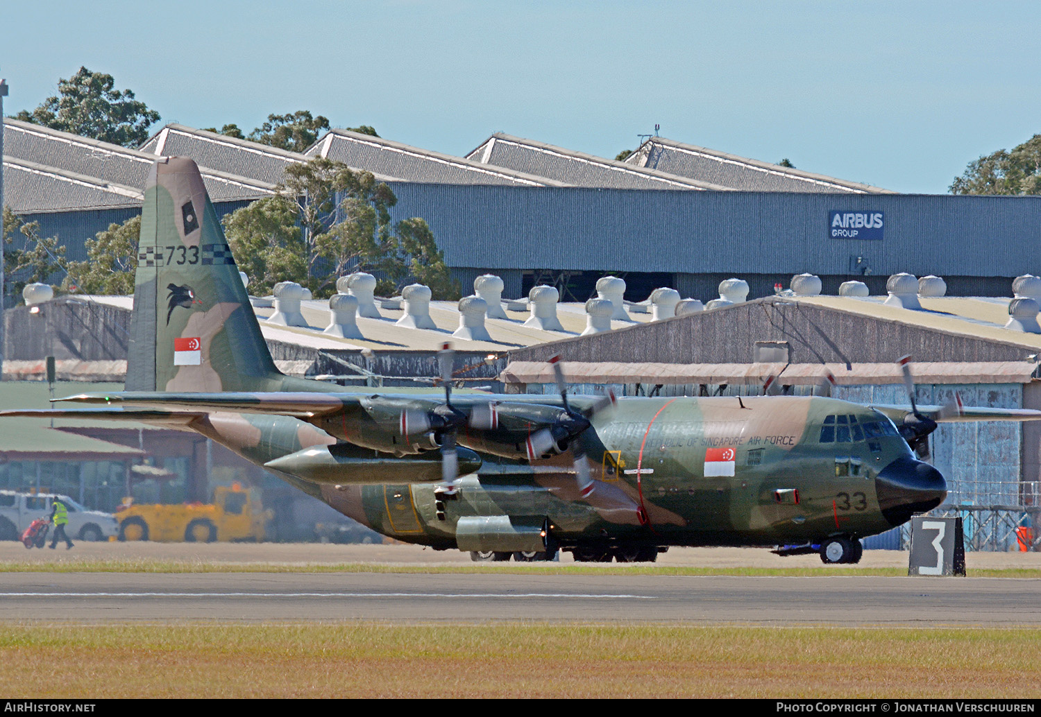 Aircraft Photo of 733 | Lockheed C-130H Hercules | Singapore - Air Force | AirHistory.net #259001