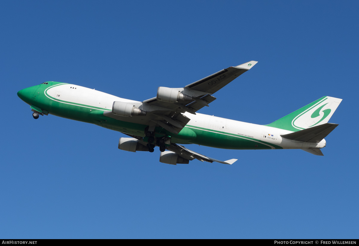 Aircraft Photo of OO-ACF | Boeing 747-4EVF/ER | AirHistory.net #259006