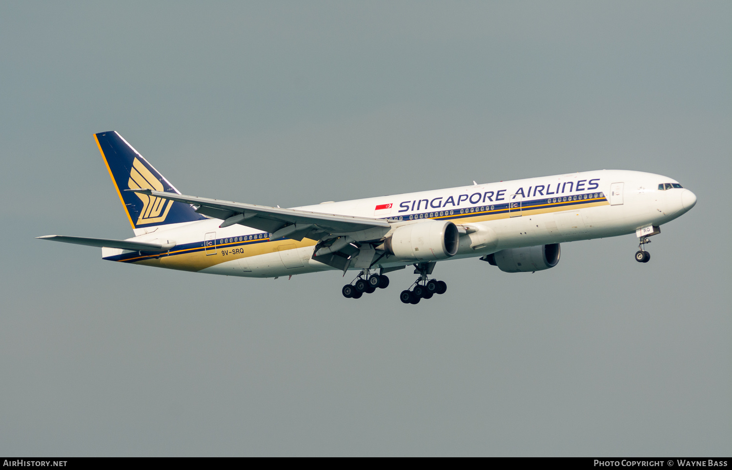 Aircraft Photo of 9V-SRQ | Boeing 777-212/ER | Singapore Airlines | AirHistory.net #259012
