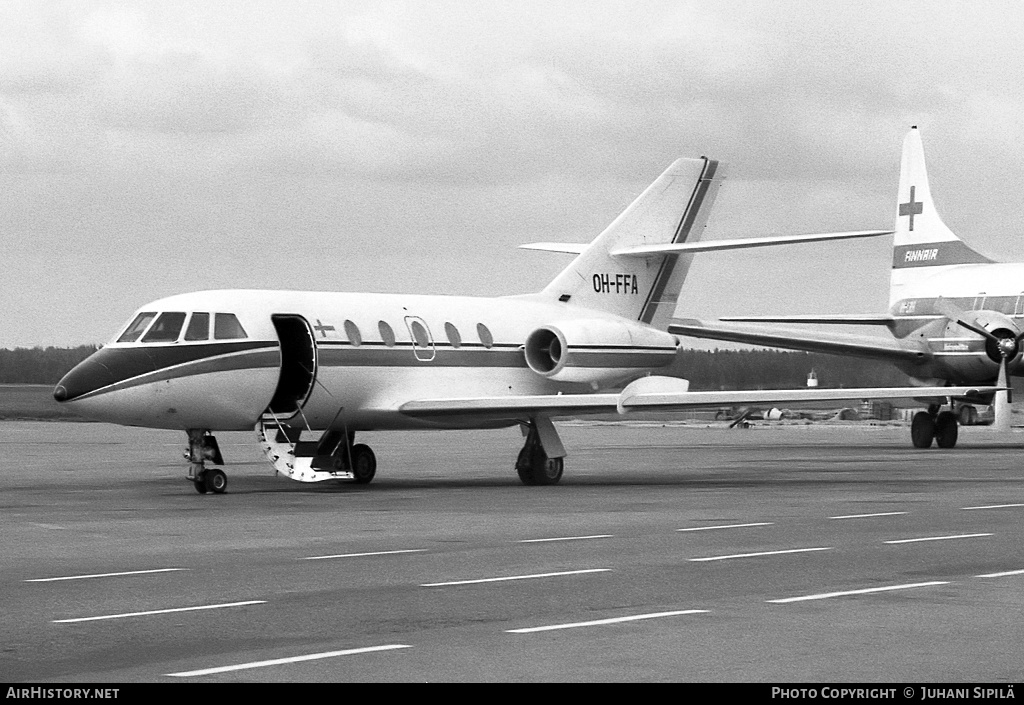 Aircraft Photo of OH-FFA | Dassault Falcon 20C | AirHistory.net #259021