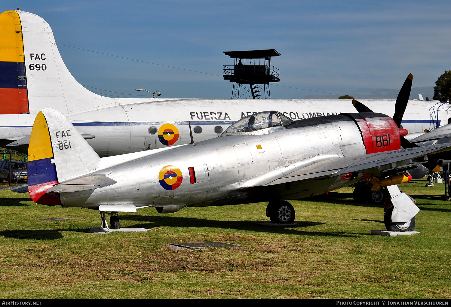 Aircraft Photo of FAC861 | Republic P-47D Thunderbolt | Colombia - Air Force | AirHistory.net #259032