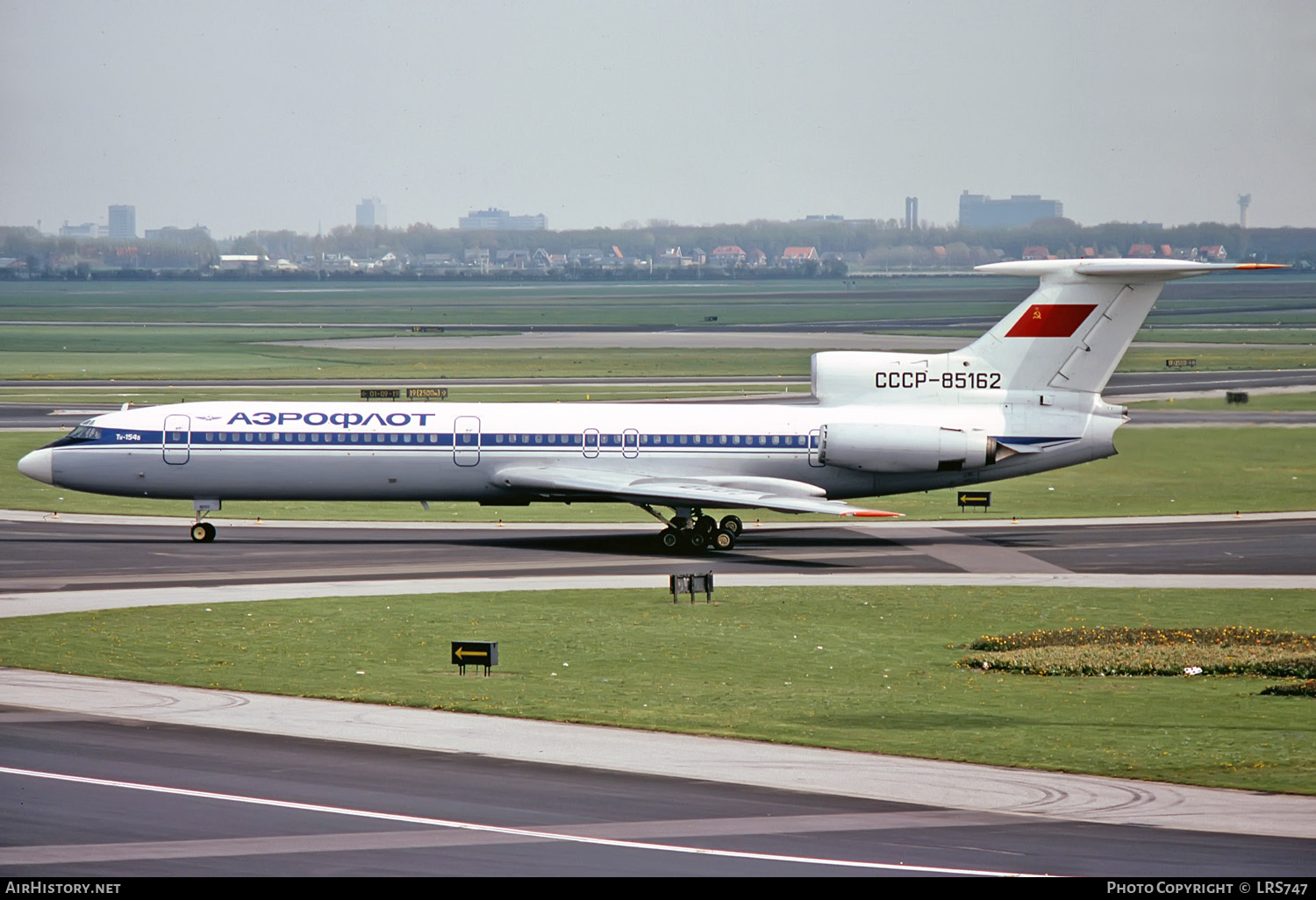 Aircraft Photo of CCCP-85162 | Tupolev Tu-154B | Aeroflot | AirHistory.net #259067