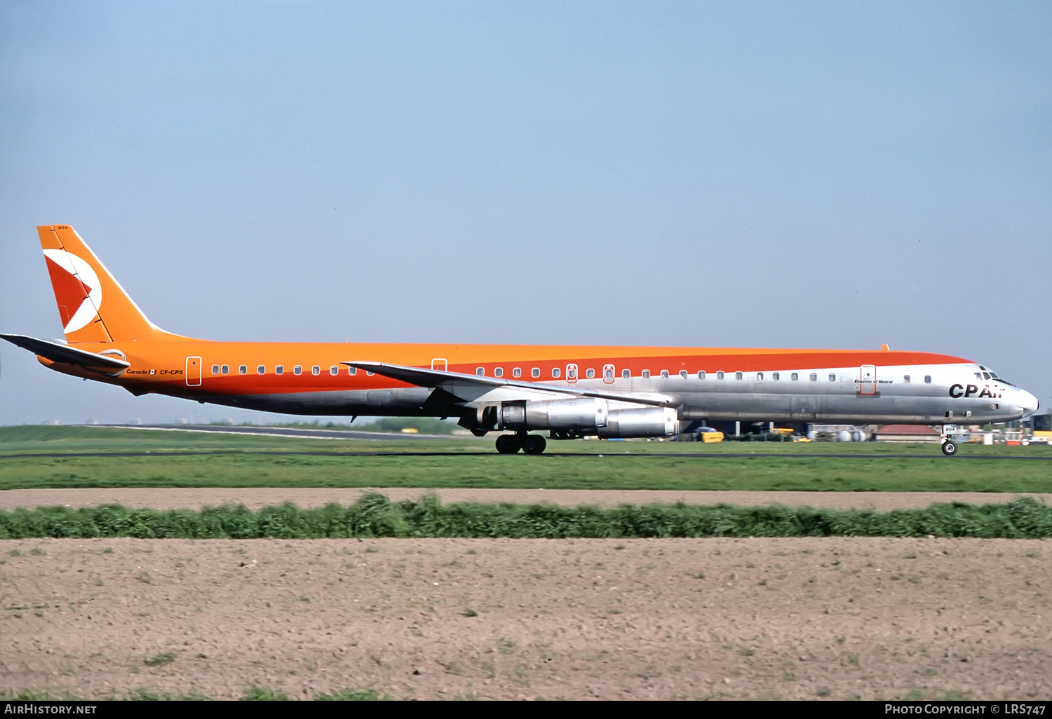 Aircraft Photo of C-FCPS | McDonnell Douglas DC-8-63 | CP Air | AirHistory.net #259068