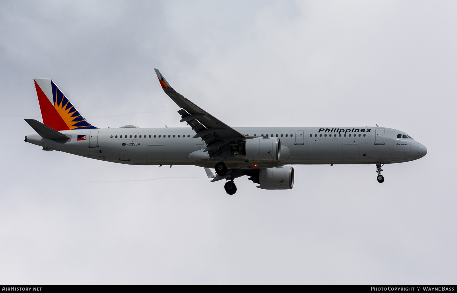 Aircraft Photo of RP-C9934 | Airbus A321-271N | Philippine Airlines | AirHistory.net #259072
