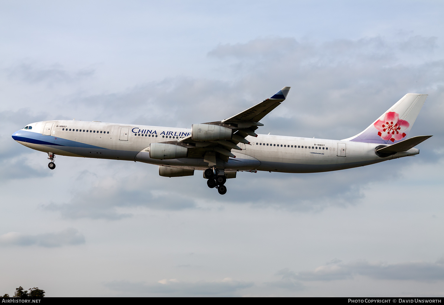 Aircraft Photo of B-18807 | Airbus A340-313X | China Airlines | AirHistory.net #259073