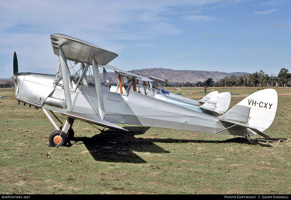 Aircraft Photo of VH-CXY | De Havilland D.H. 82A Tiger Moth | AirHistory.net #259074