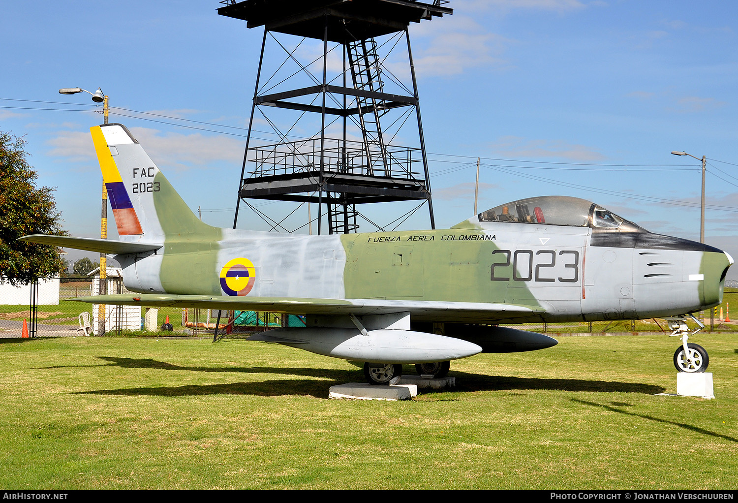 Aircraft Photo of FAC2023 | Canadair CL-13B Sabre 6 | Colombia - Air Force | AirHistory.net #259078