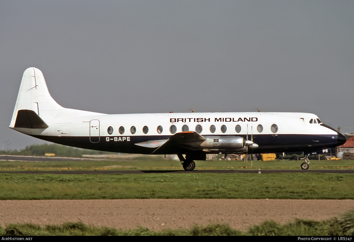 Aircraft Photo of G-BAPE | Vickers 814 Viscount | British Midland Airways - BMA | AirHistory.net #259095