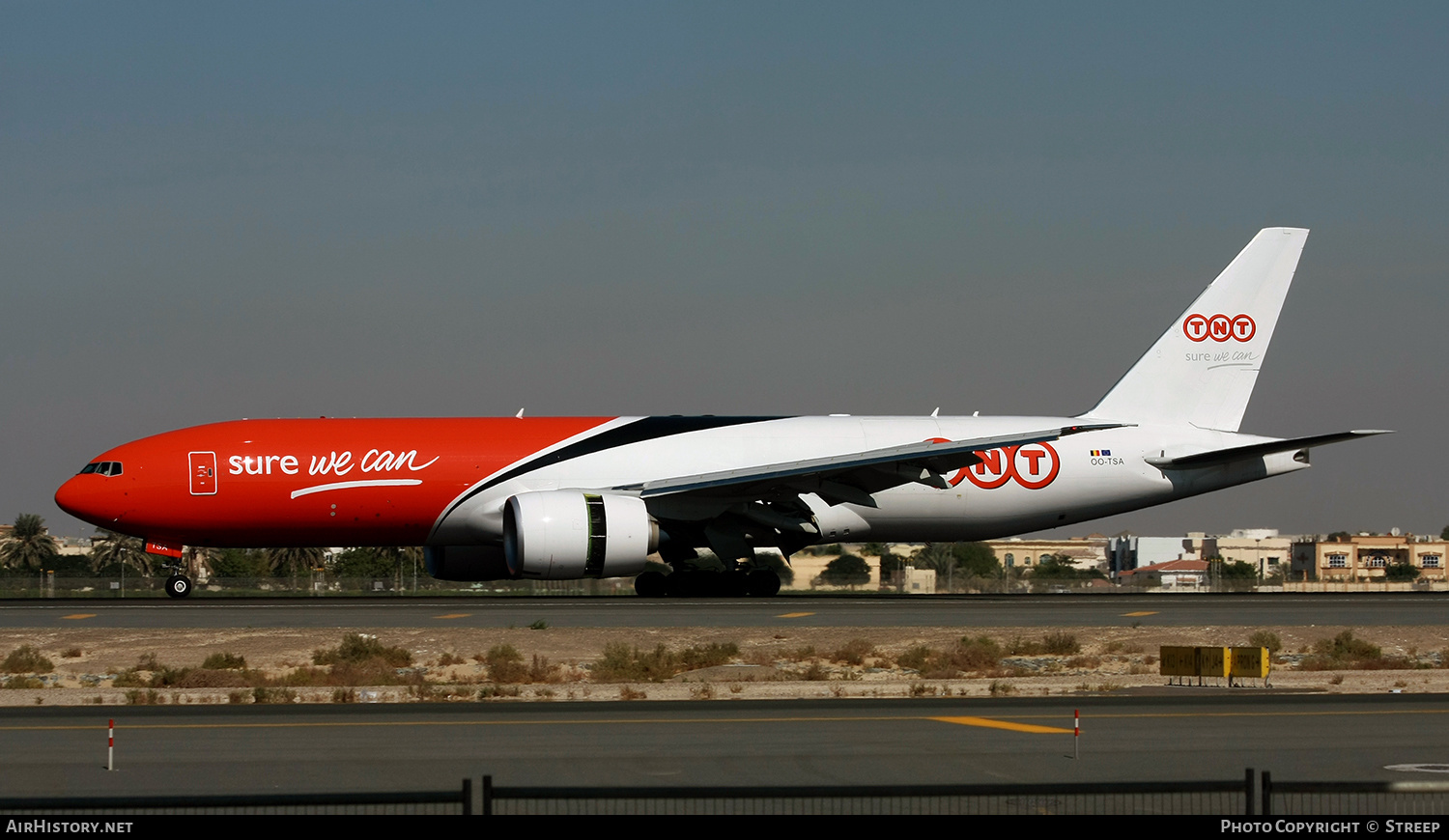 Aircraft Photo of OO-TSA | Boeing 777-FHT | TNT Airways | AirHistory.net #259102