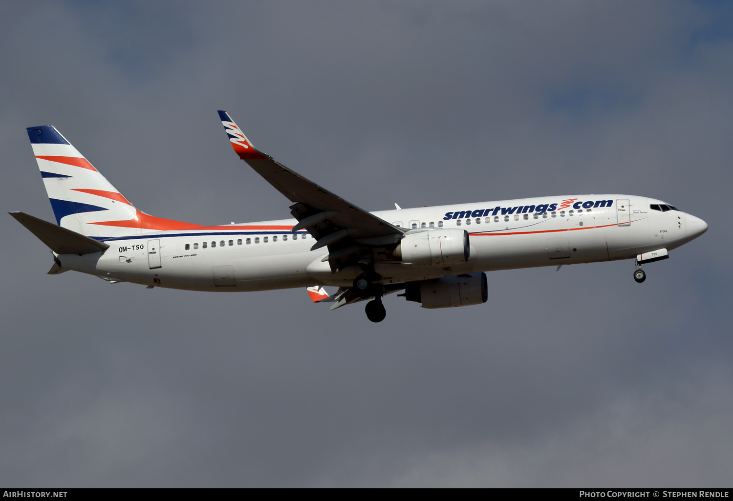 Aircraft Photo of OM-TSG | Boeing 737-82R | Smartwings | AirHistory.net #259122