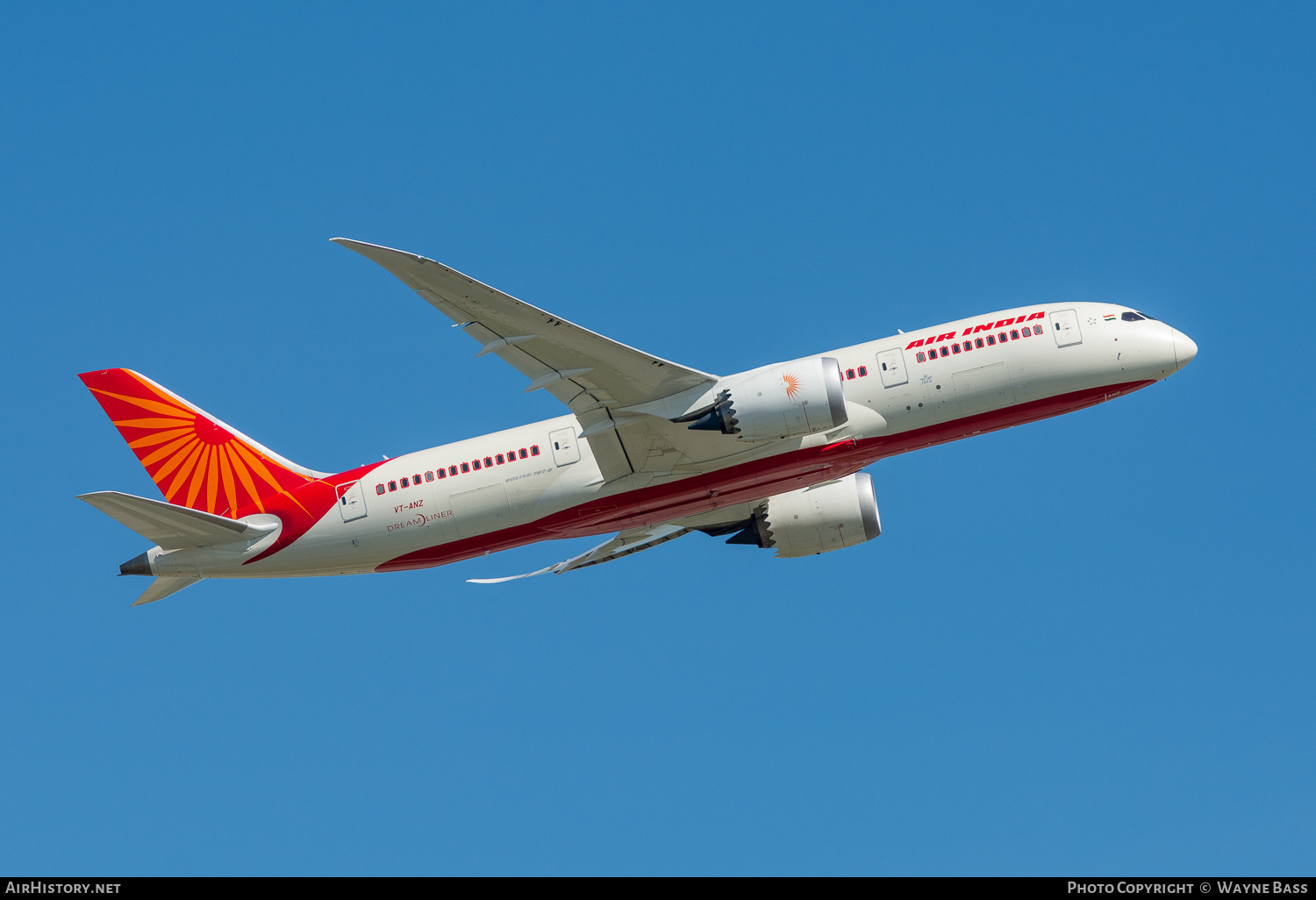 Aircraft Photo of VT-ANZ | Boeing 787-8 Dreamliner | Air India | AirHistory.net #259137