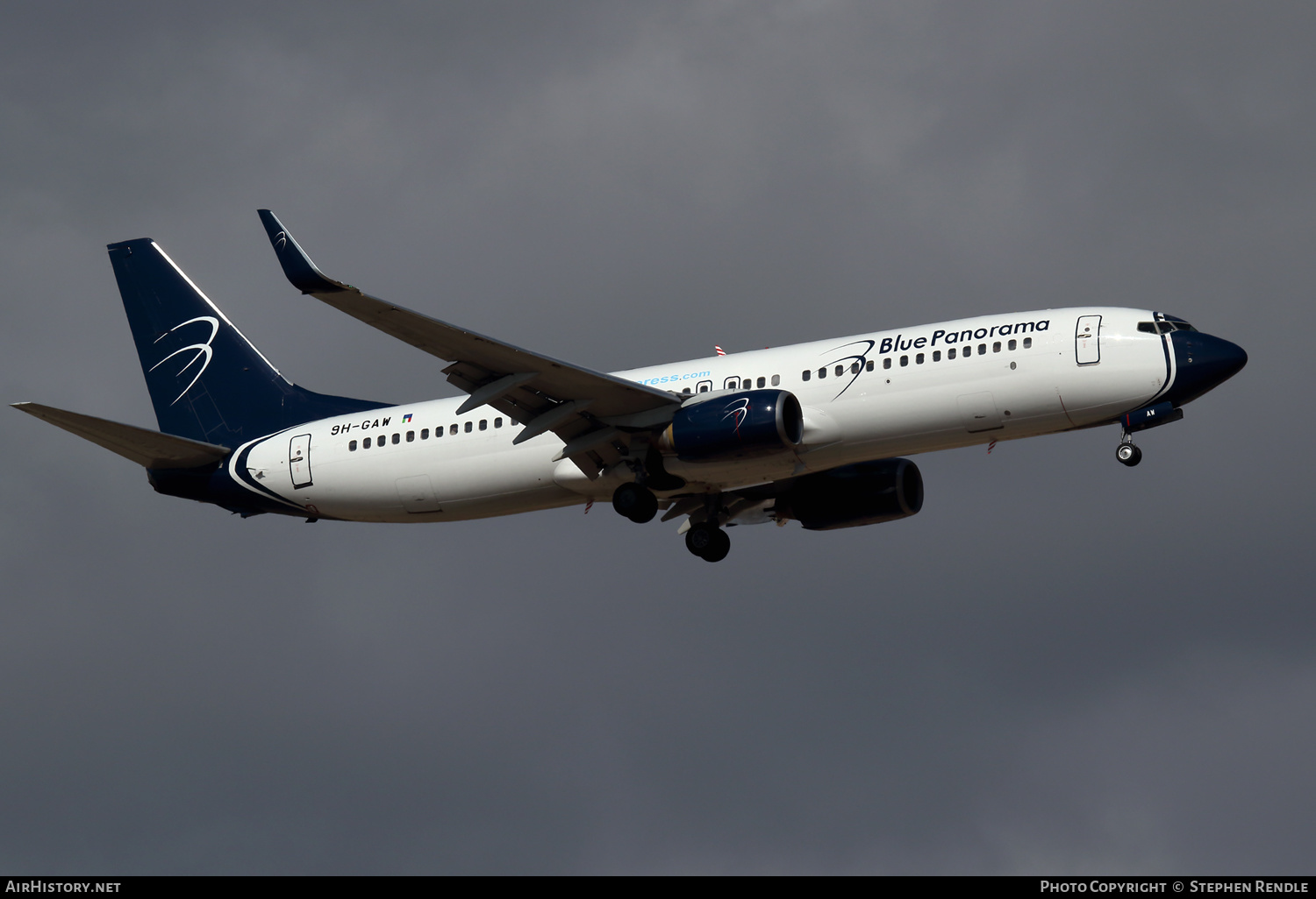Aircraft Photo of 9H-GAW | Boeing 737-8Z0 | Blue Panorama Airlines | AirHistory.net #259144