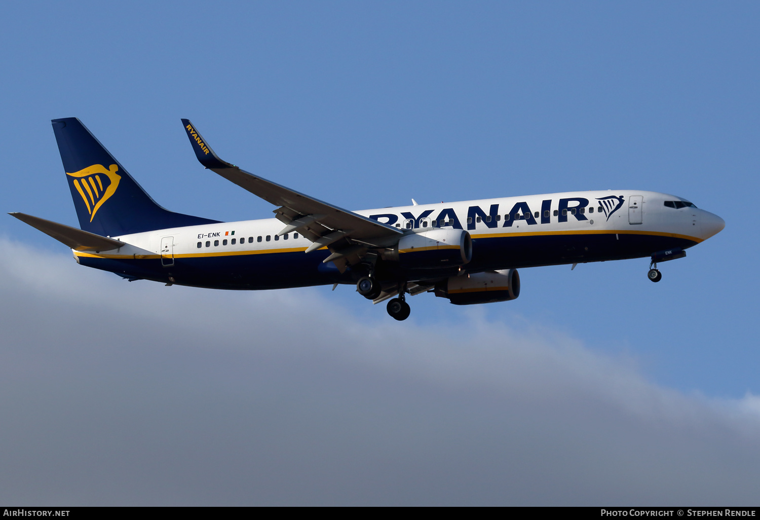 Aircraft Photo of EI-ENK | Boeing 737-8AS | Ryanair | AirHistory.net #259155