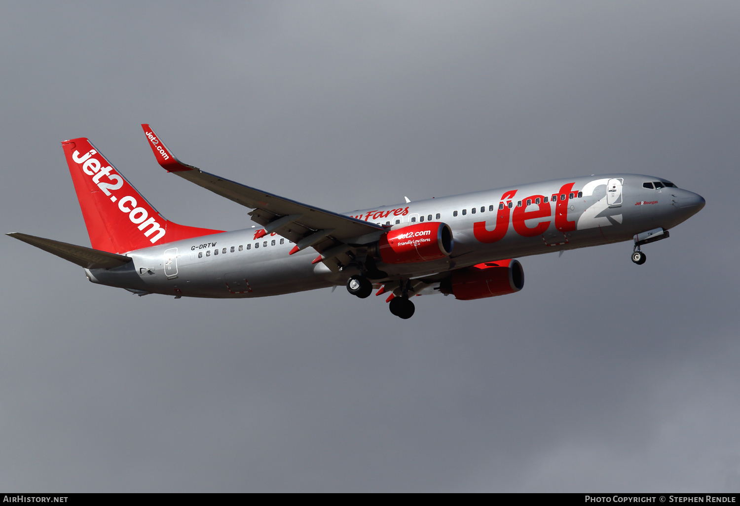 Aircraft Photo of G-DRTW | Boeing 737-86N | Jet2 | AirHistory.net #259161