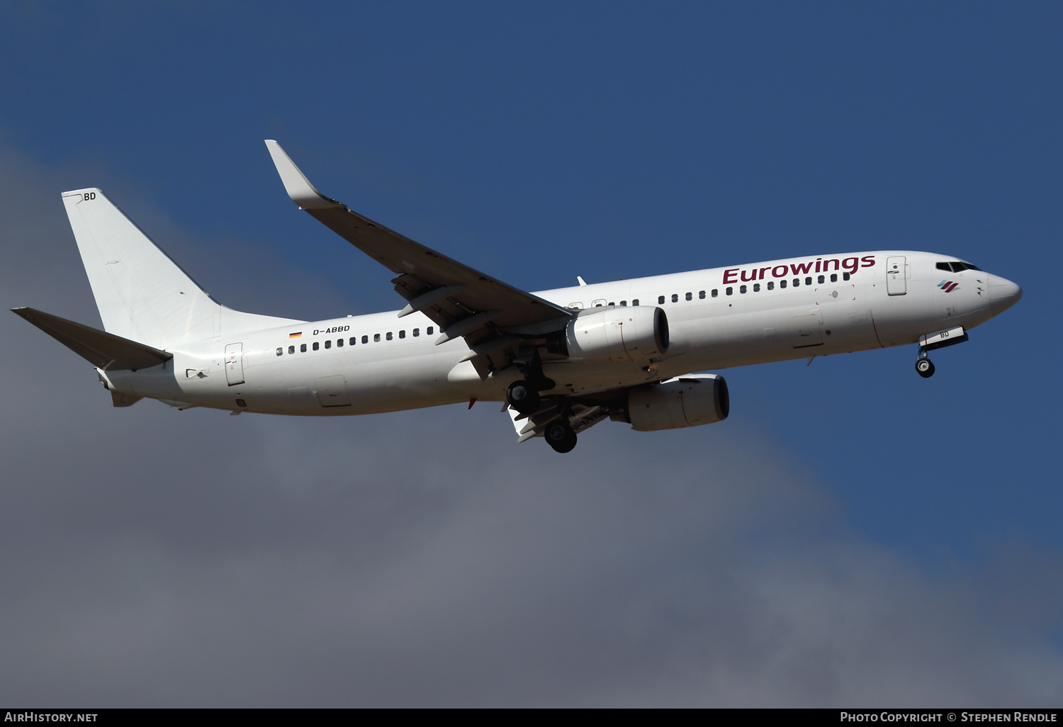 Aircraft Photo of D-ABBD | Boeing 737-86J | Eurowings | AirHistory.net #259168