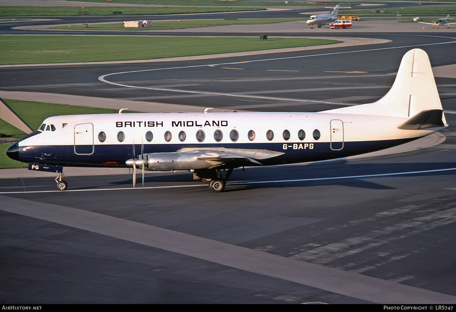 Aircraft Photo of G-BAPG | Vickers 814 Viscount | British Midland Airways - BMA | AirHistory.net #259169