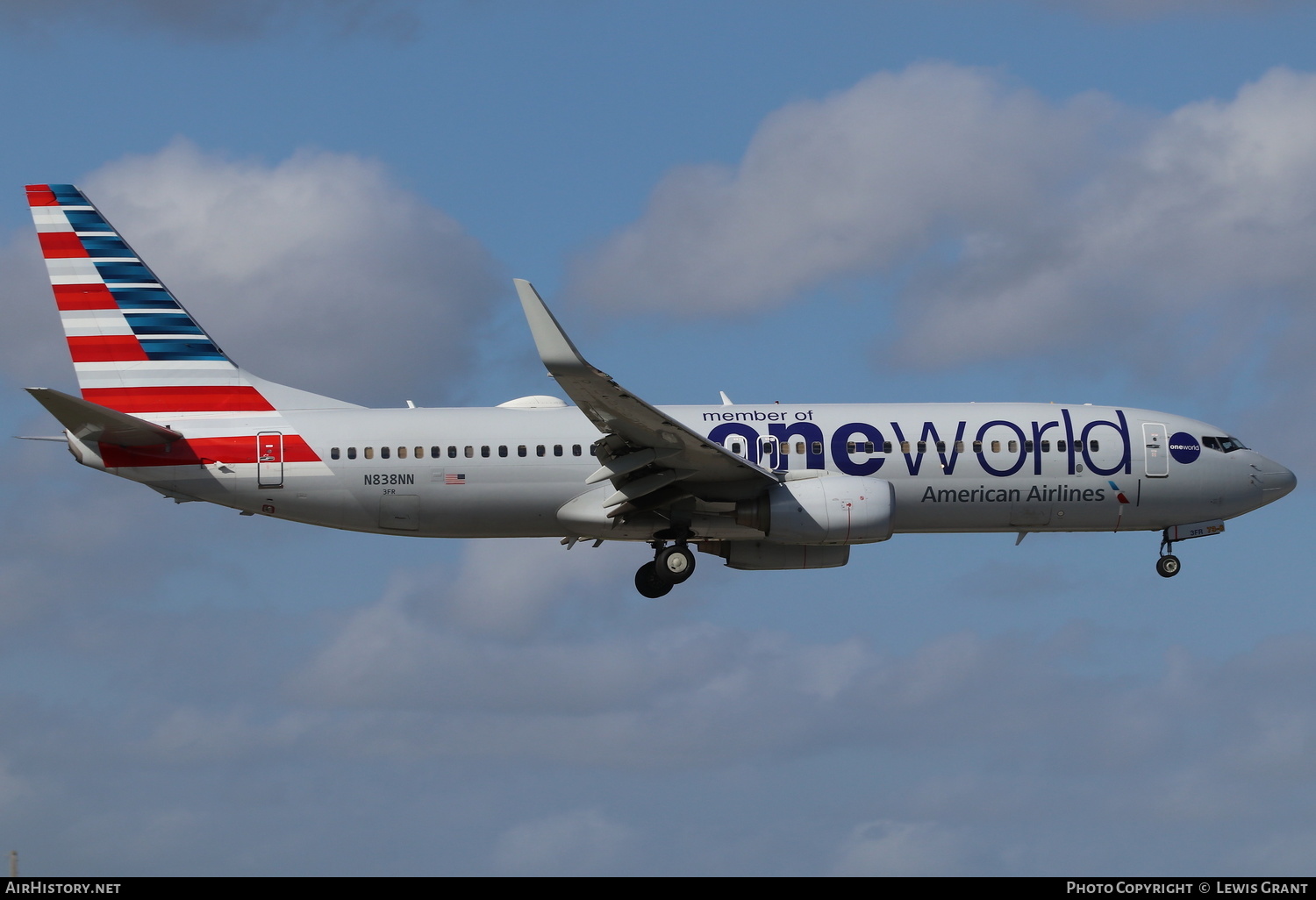 Aircraft Photo of N838NN | Boeing 737-823 | American Airlines | AirHistory.net #259179