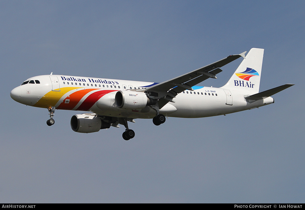 Aircraft Photo of LZ-BHF | Airbus A320-214 | Balkan Holidays Air - BH Air | AirHistory.net #259203