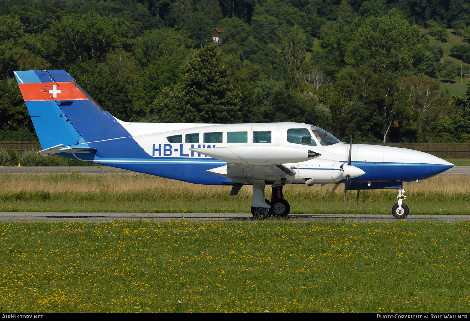 Aircraft Photo of HB-LHW | Cessna 402B | AirHistory.net #259210