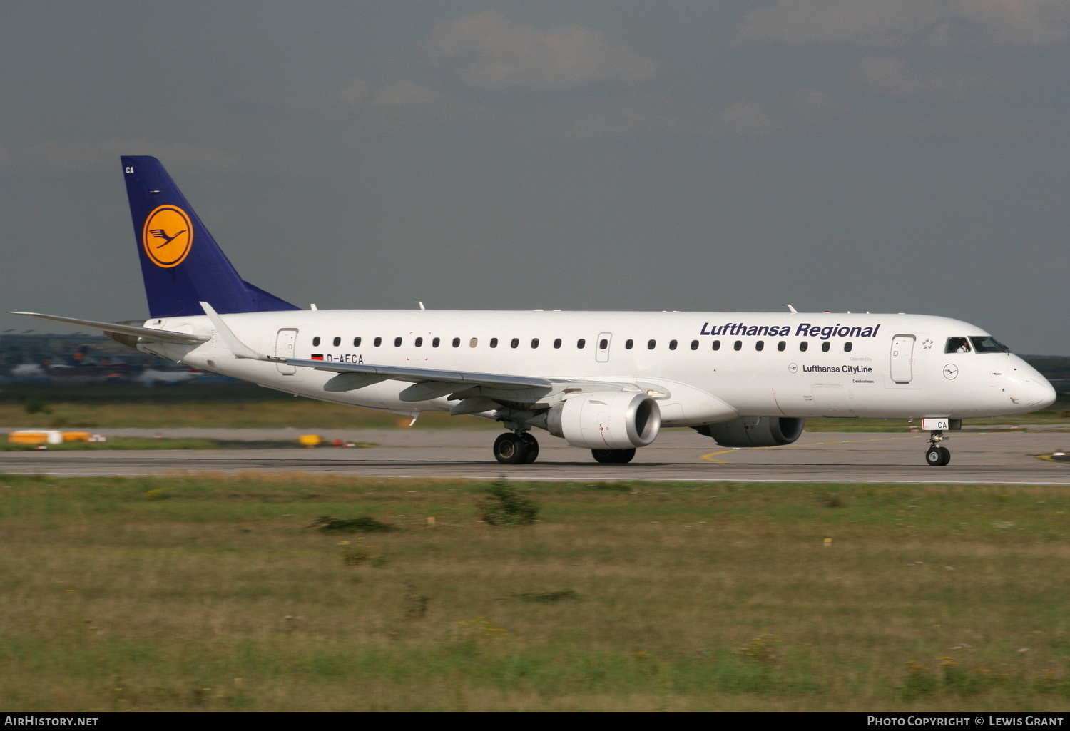Aircraft Photo of D-AECA | Embraer 190LR (ERJ-190-100LR) | Lufthansa Regional | AirHistory.net #259214
