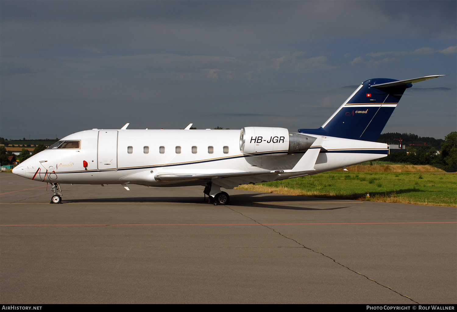 Aircraft Photo of HB-JGR | Bombardier Challenger 604 (CL-600-2B16) | Nomad Aviation | AirHistory.net #259226