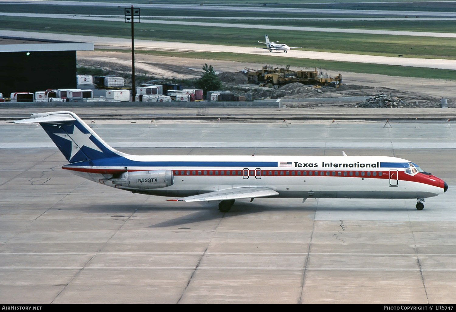 Aircraft Photo of N533TX | McDonnell Douglas DC-9-32 | Texas International Airlines | AirHistory.net #259237