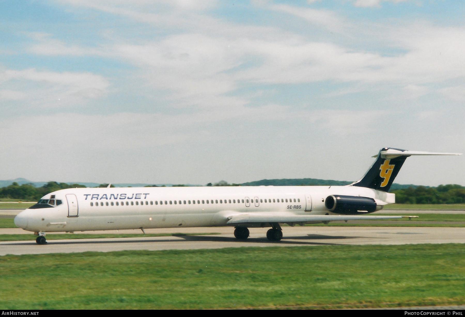 Aircraft Photo of SE-RBS | McDonnell Douglas MD-83 (DC-9-83) | Transjet Airways | AirHistory.net #259251