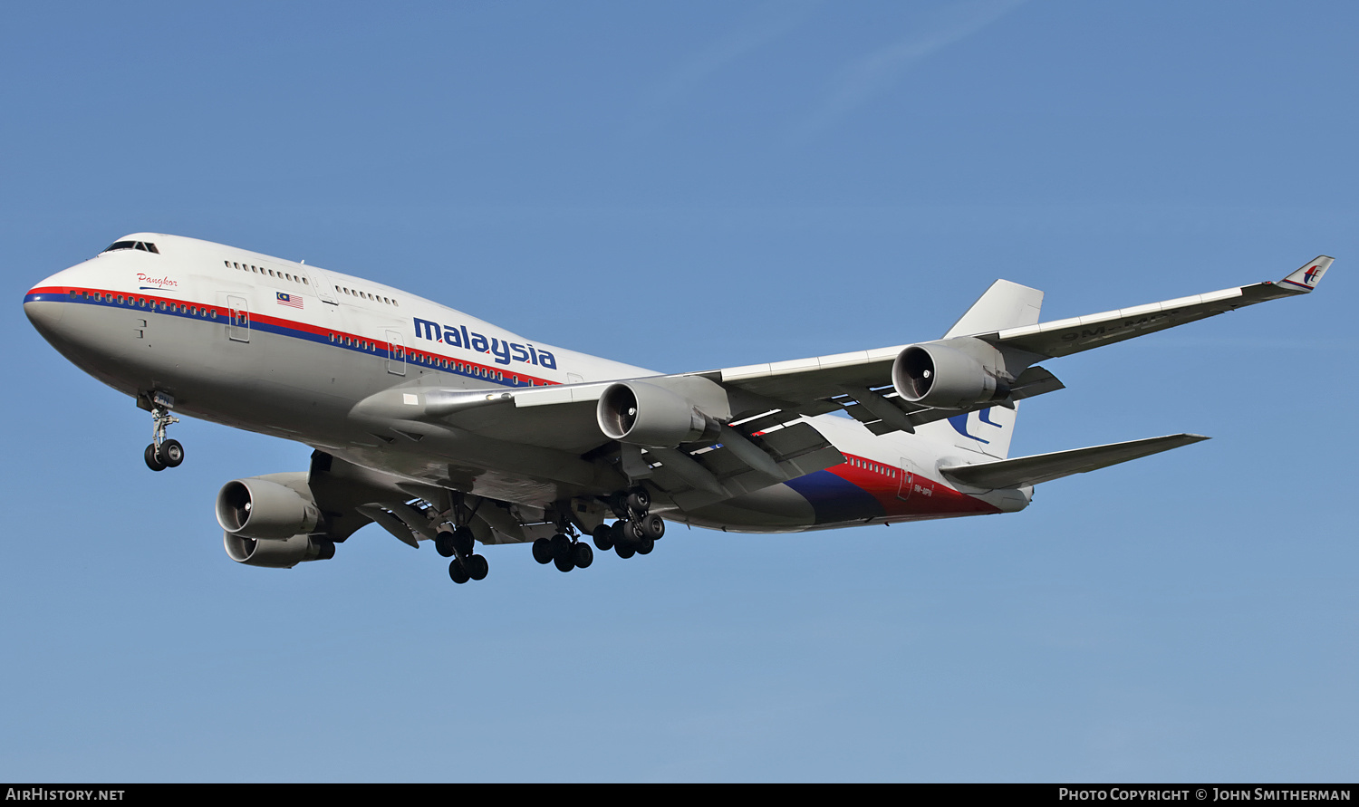 Aircraft Photo of 9M-MPN | Boeing 747-4H6 | Malaysia Airlines | AirHistory.net #259267