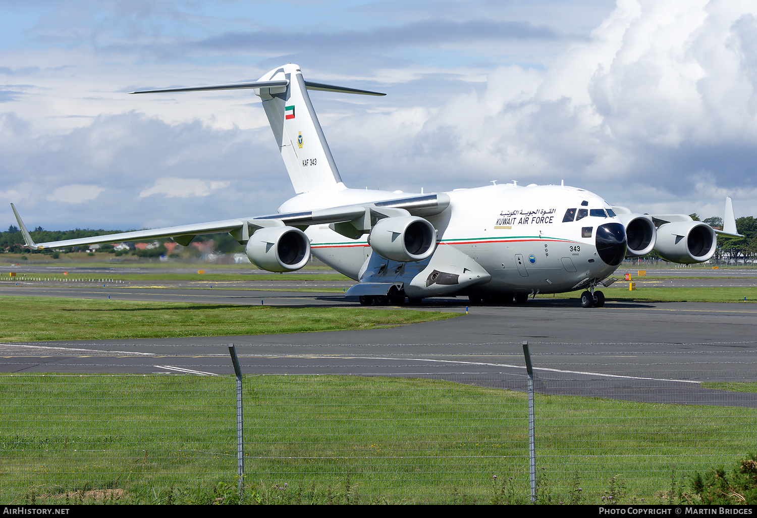 Aircraft Photo of KAF343 | Boeing C-17A Globemaster III | Kuwait - Air Force | AirHistory.net #259321