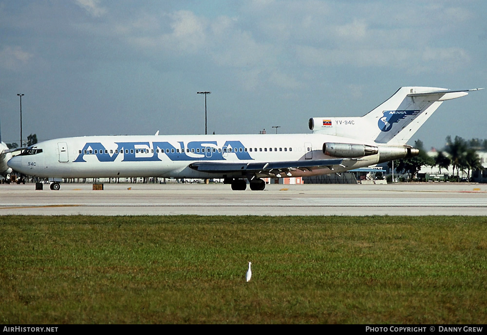 Aircraft Photo of YV-94C | Boeing 727-281/Adv | Avensa - Aerovías Venezolanas | AirHistory.net #259333