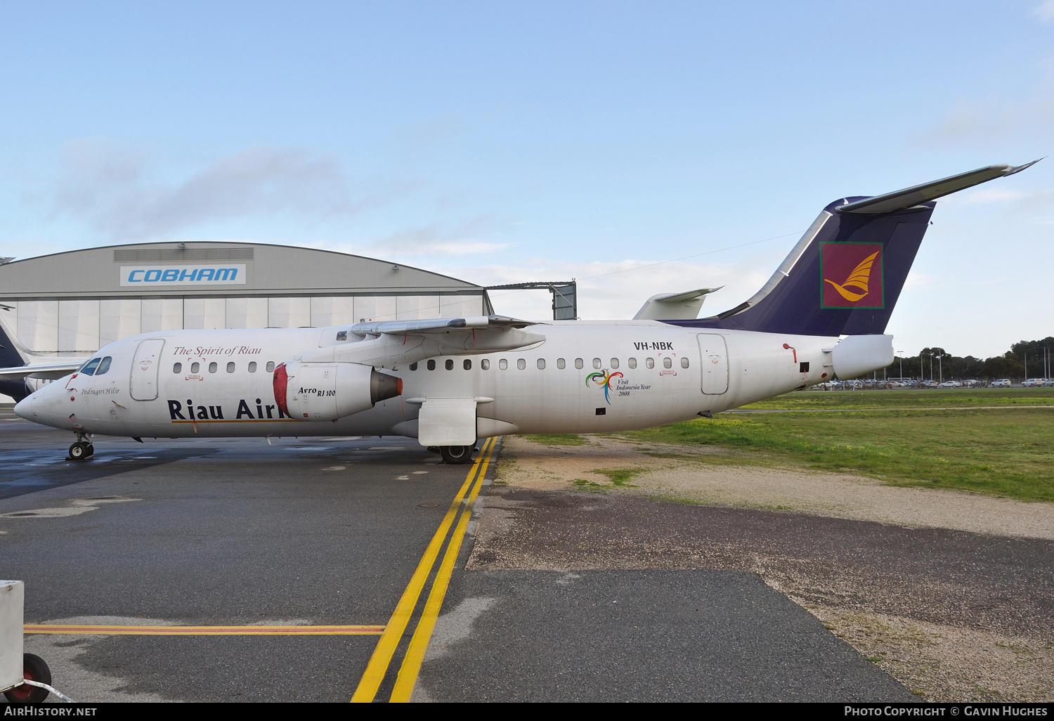 Aircraft Photo of VH-NBK | BAE Systems Avro 146-RJ100 | Riau Airlines | AirHistory.net #259342