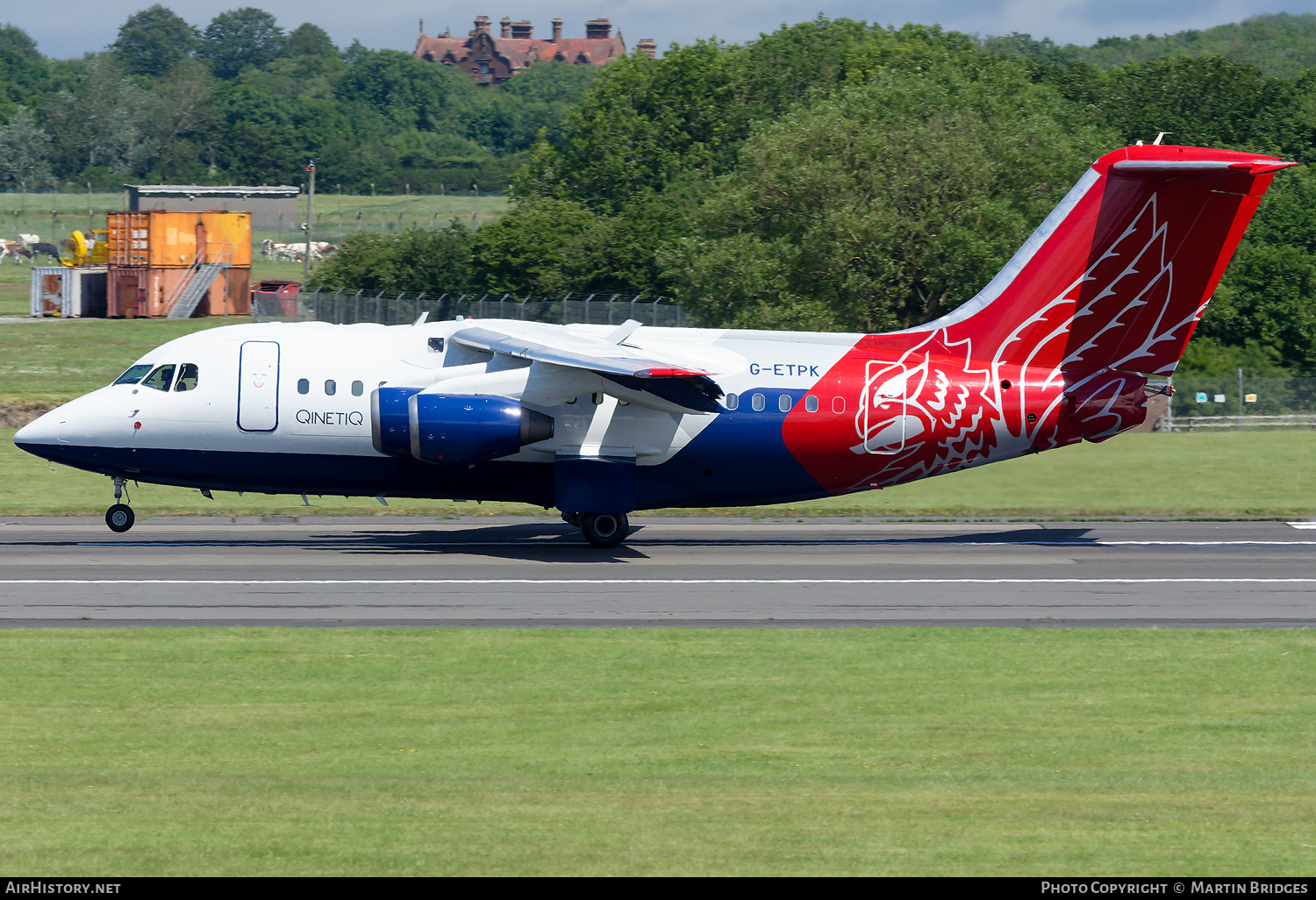 Aircraft Photo of G-ETPK | British Aerospace Avro 146-RJ70 | QinetiQ | AirHistory.net #259346