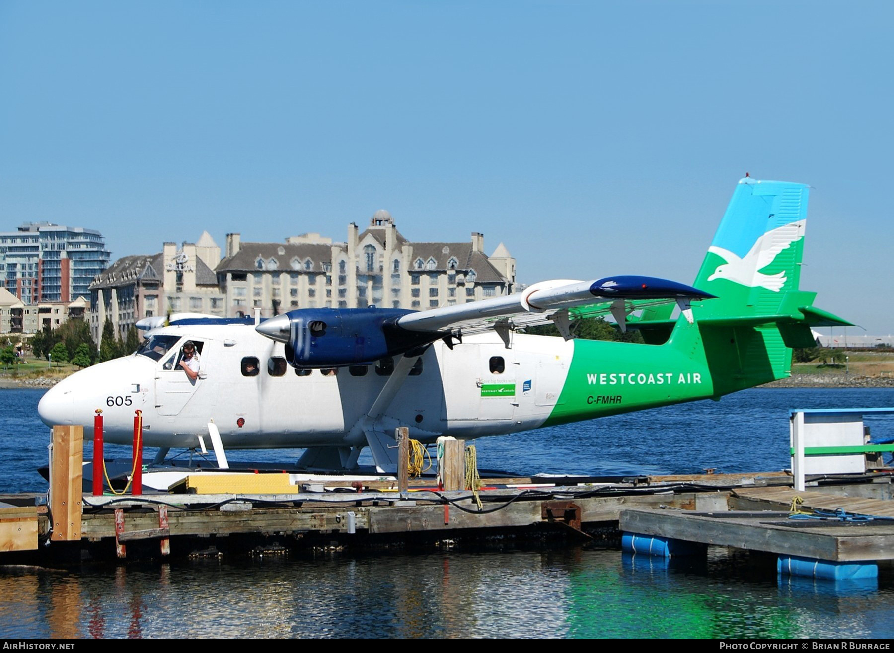 Aircraft Photo of C-FMHR | De Havilland Canada DHC-6-100 Twin Otter | Westcoast Air | AirHistory.net #259359