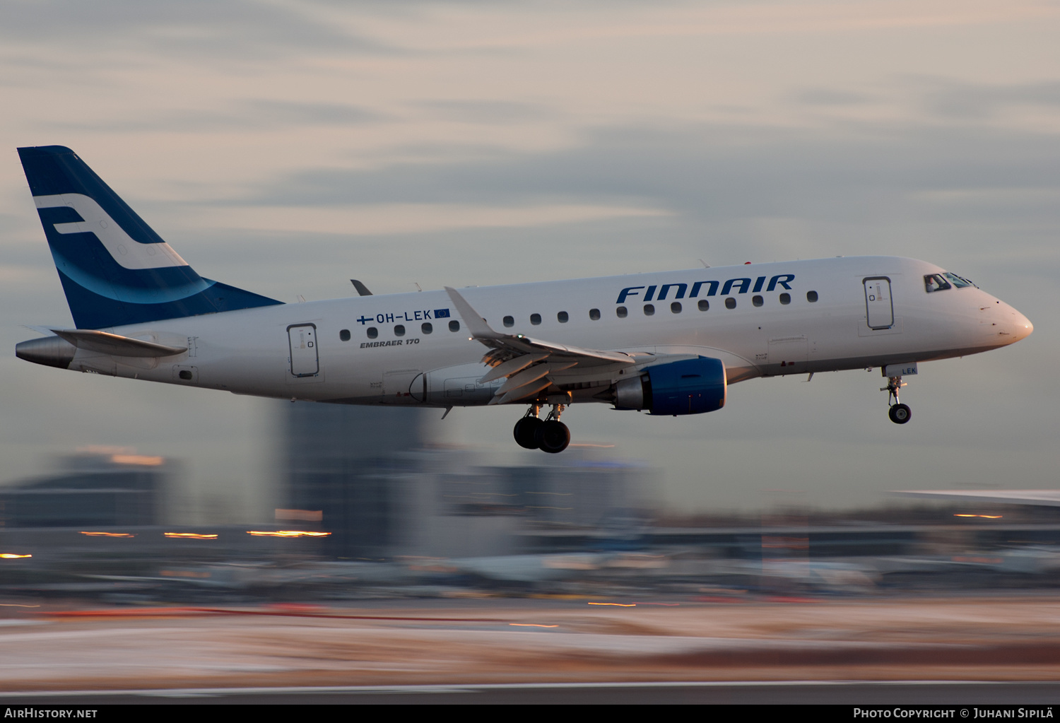 Aircraft Photo of OH-LEK | Embraer 170STD (ERJ-170-100STD) | Finnair | AirHistory.net #259372